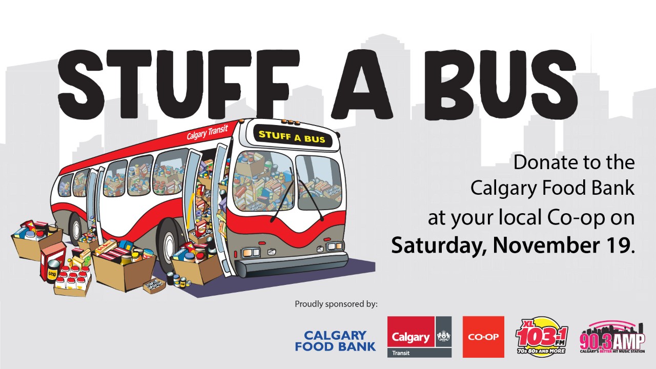 Stuff a Bus to help Calgarians in need